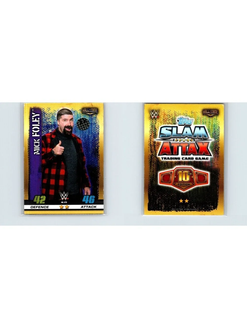 2017 Topps WWE Slam Attax 10th Edition Mick Foley #No. 273